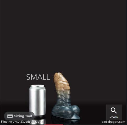 Flint® the Uncut Studded Dragon - Natural - Small