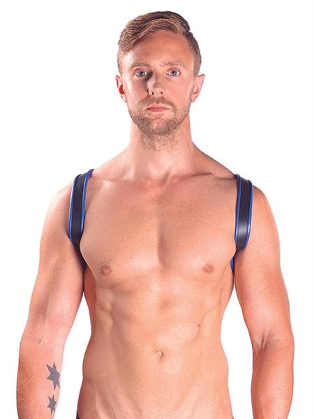 Mister B Leather Sling Harness Premium Blue