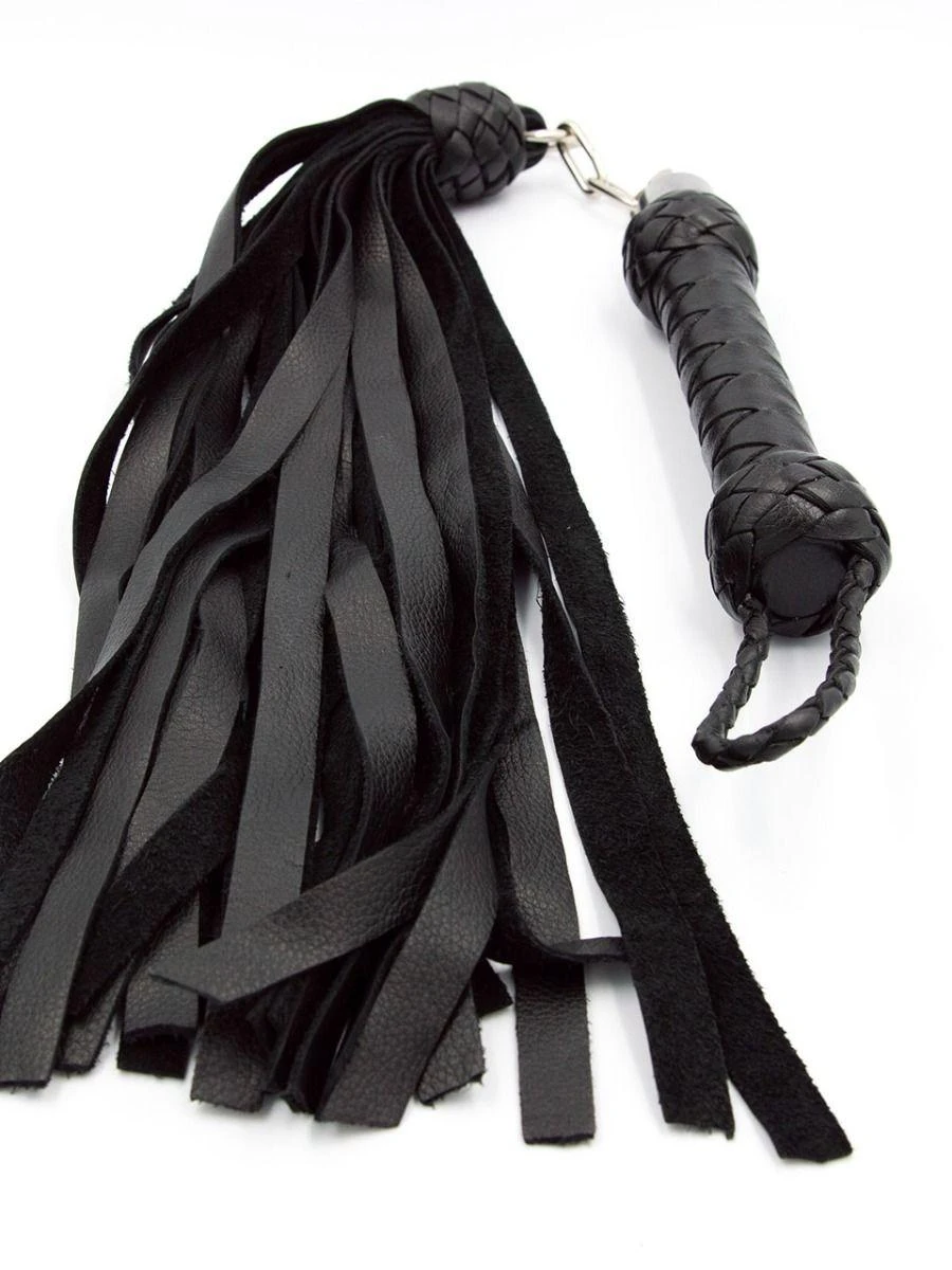 Mister B Impact Premium Leather Flogger Curling Mechanism