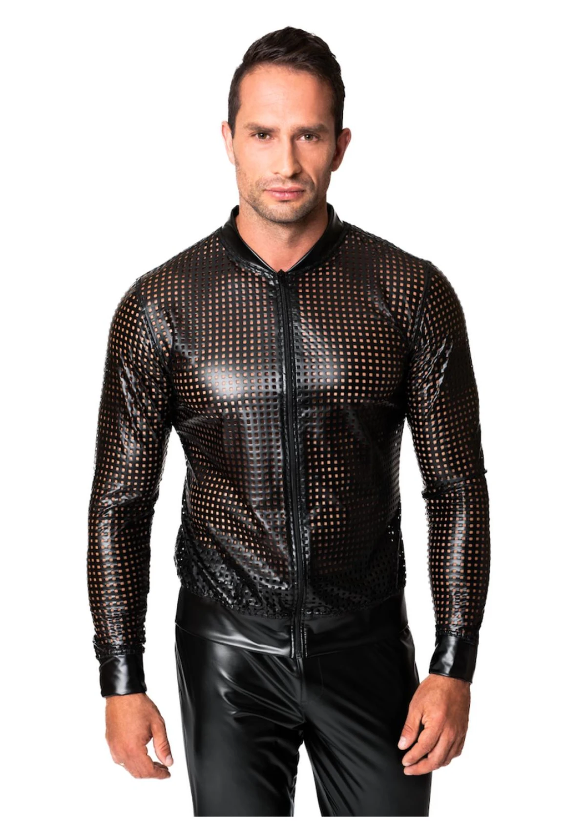 Mayhem powerwetlook lasercut jacket