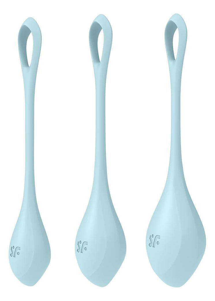 Yoni Power 2 - Kegel Balls Set - Light Blue