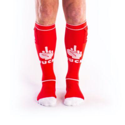BRUTUS FXXX Party Socks w. Pockets Red / White