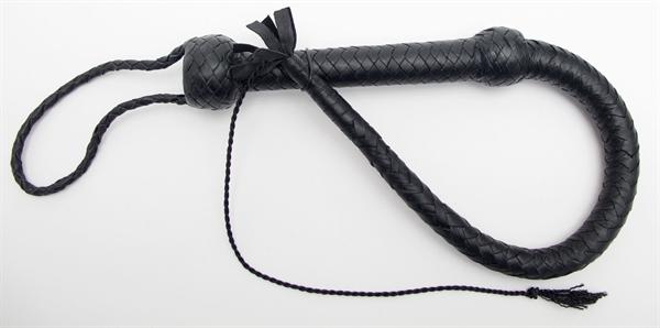 Mister B Leather Bullwhip with Nylon Tip 2 Ft