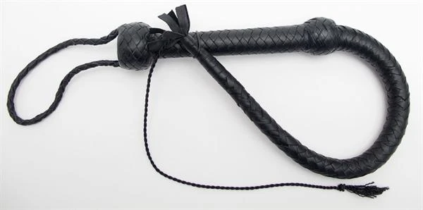 Mister B Leather Bullwhip with Nylon Tip 2 Ft