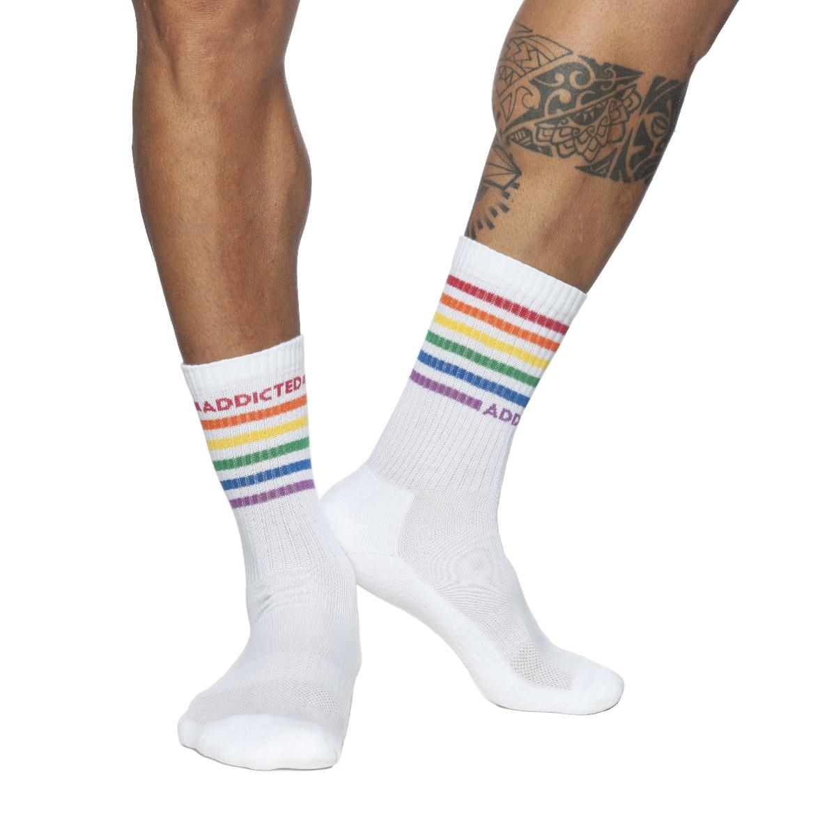 ADDICTED RAINBOW SOCKS