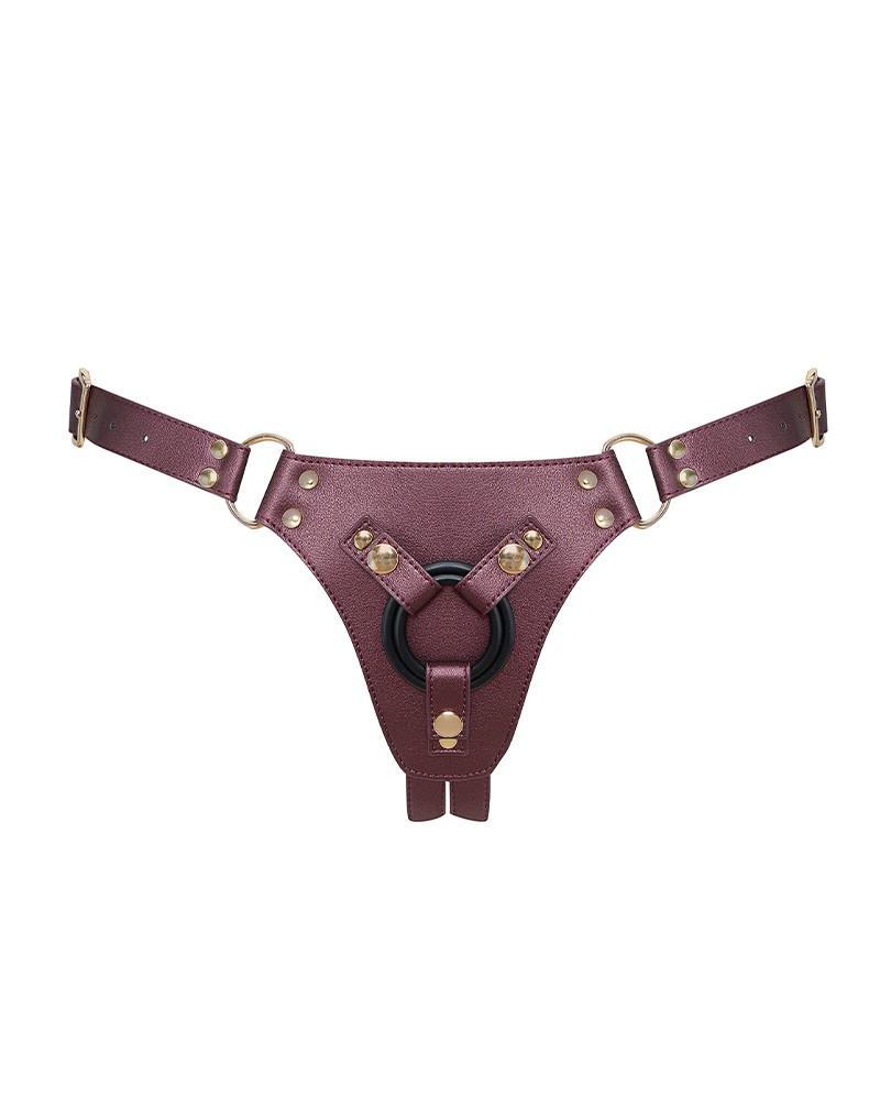 Strap-On-Me - Harnais Simili Generous - Aubergine