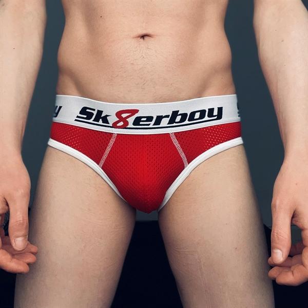 Sk8erboy Mesh Backless Brief - Red
