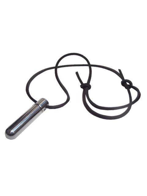 Inhaler with leather lace