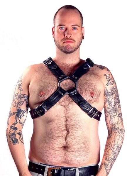 Mister B Leather The Bear Harness Top