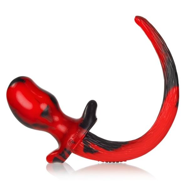 Oxballs PUG Puppy Tail - Black Red - S