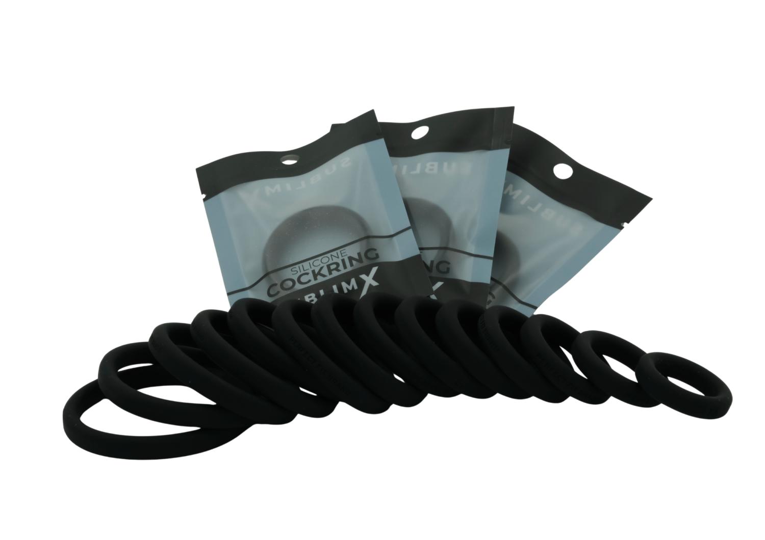 Sublim X Silicon Cockring - 14 sizes