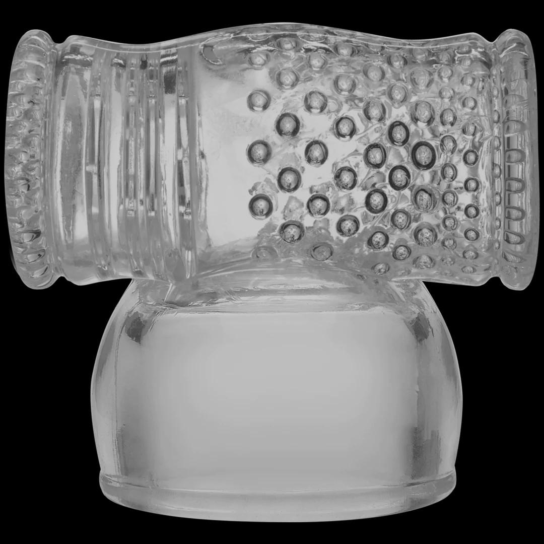 Cock Stroker - Wand Attachment - Clear