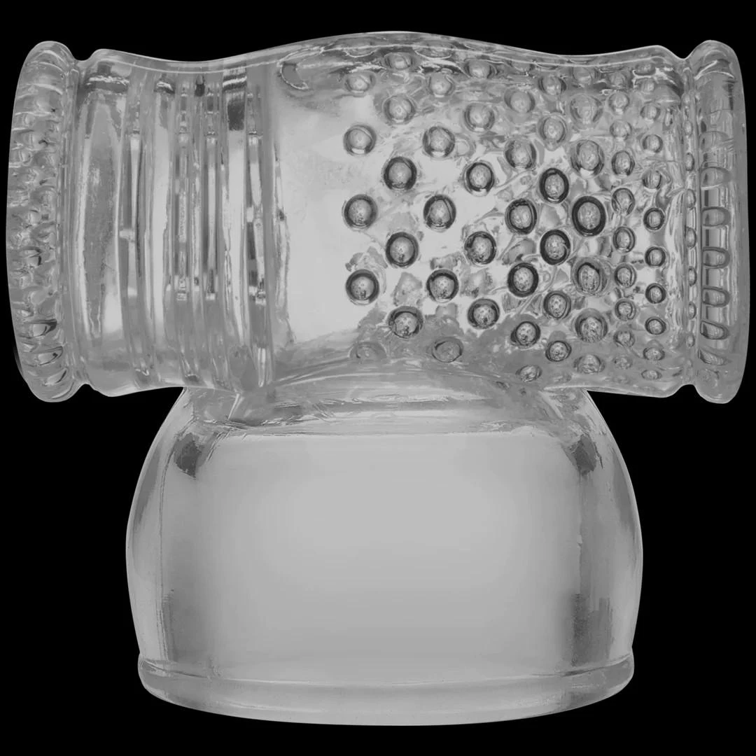 Cock Stroker - Wand Attachment - Clear