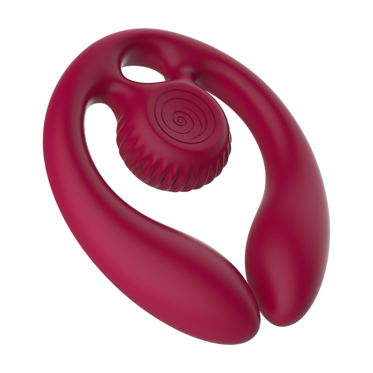 GIZI Duo - Dual Couples Stimulator - Burgundy