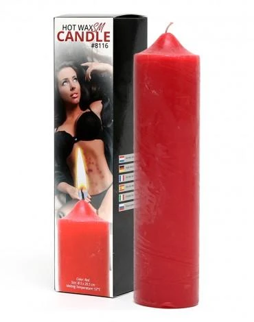 Hot Wax SM Candles (1 piece) - Red