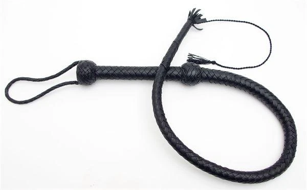 Mister B Leather Bullwhip with Nylon Tip 3 Ft