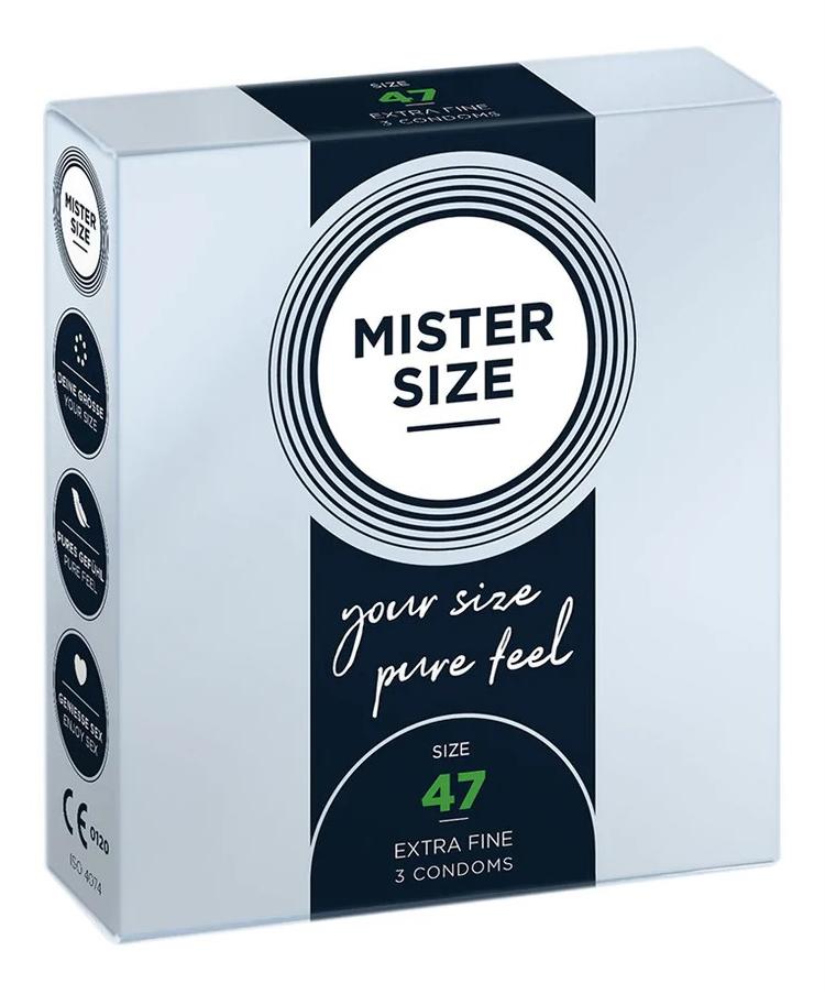 Pure Feel - Condoms 47 mm - 3 Pack