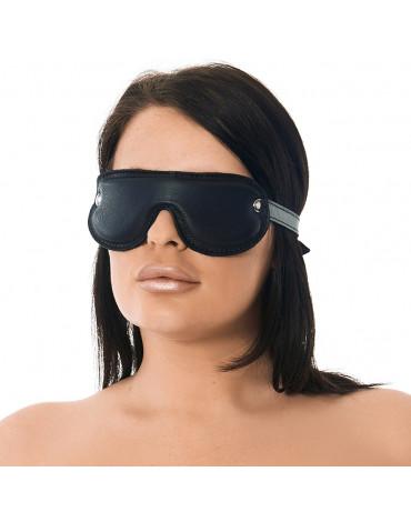 Leather Padded Blindfold - Black
