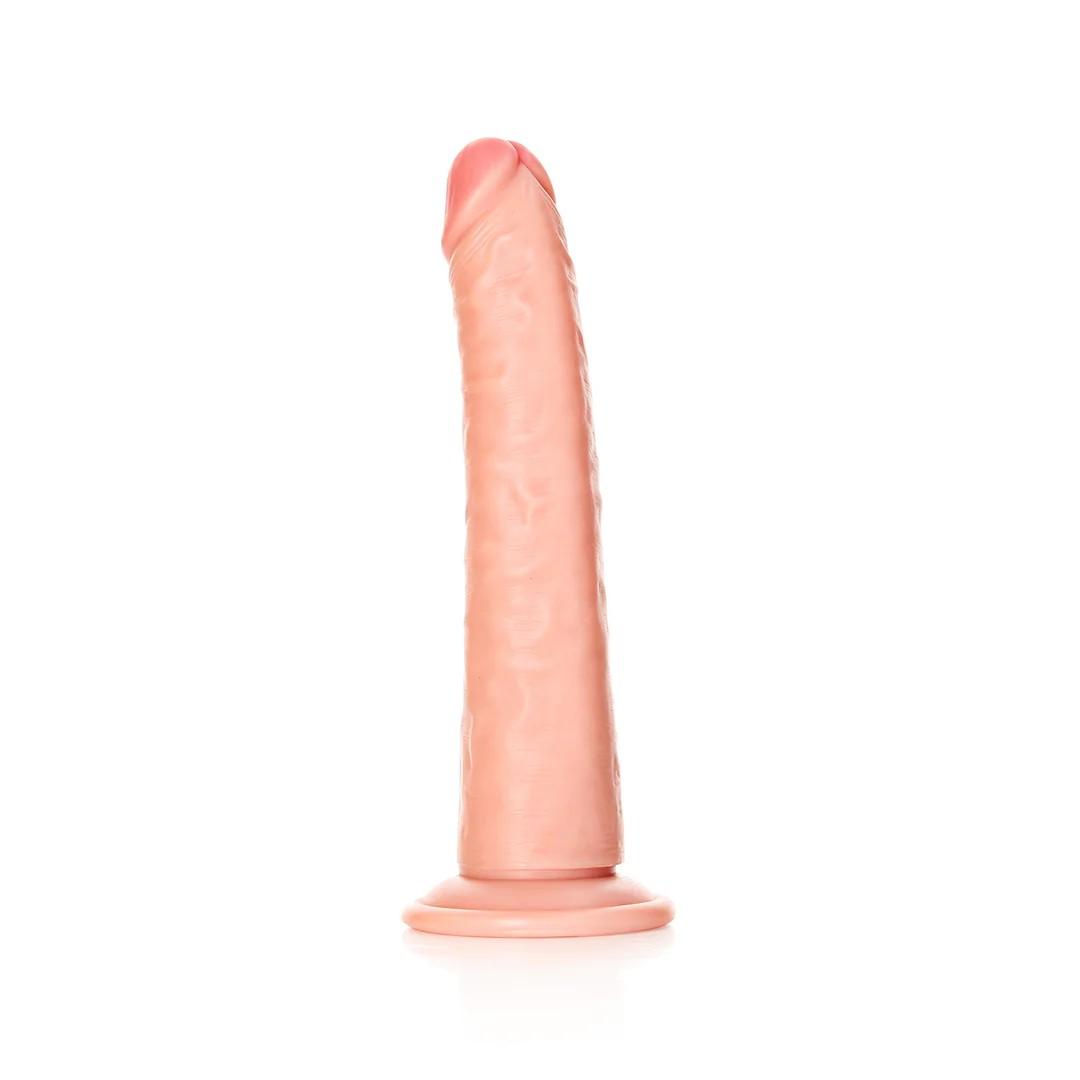 Slim Realistic Dildo with Suction Cup - 8 / 20,5 cm - Flesh