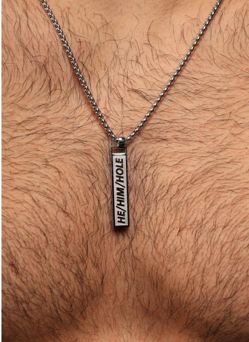 Master of the House Pendant Bar - HE/HIM/HOLE