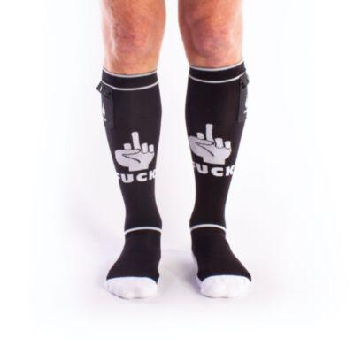 BRUTUS FXXX Party Socks w. Pockets Black / White