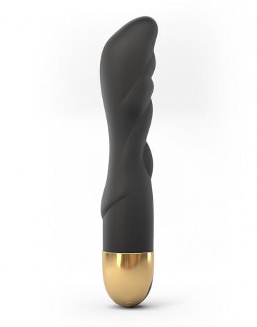 Flexi & Joy - Classic Vibrator - Black & Gold
