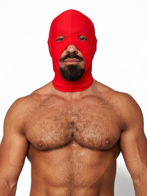 Mister B Lycra Cocksucker Hood Red