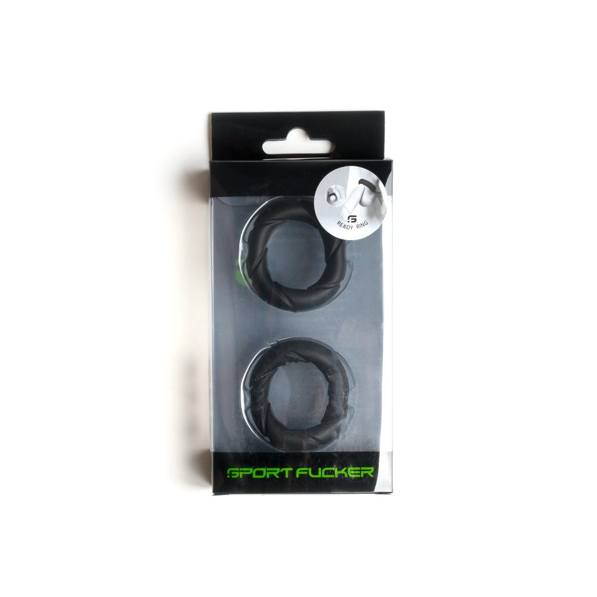 Liquid Silicone Ready Rings 2-Pack Black