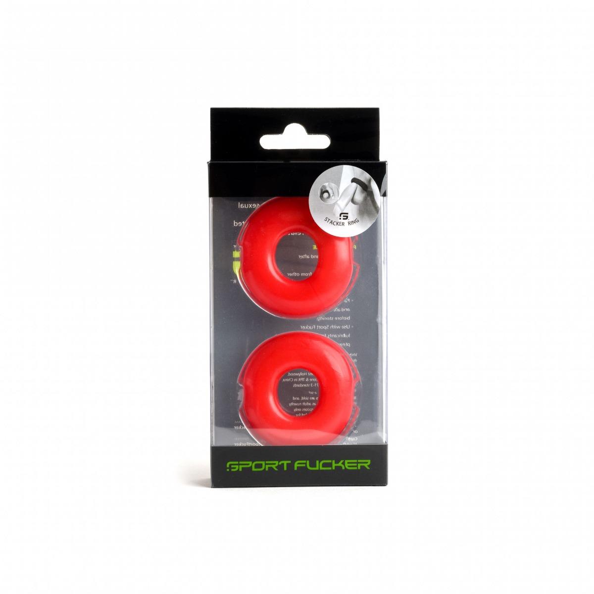 Stacker Rings 2-Pack Red
