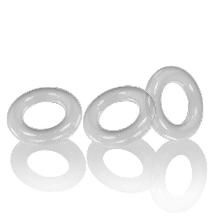 Oxballs WILLY RINGS 3-pack cockrings - Clear
