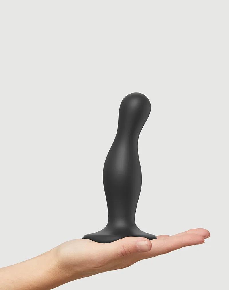 Strap-On-Me - Dildo Plug Curvy Size M - Black