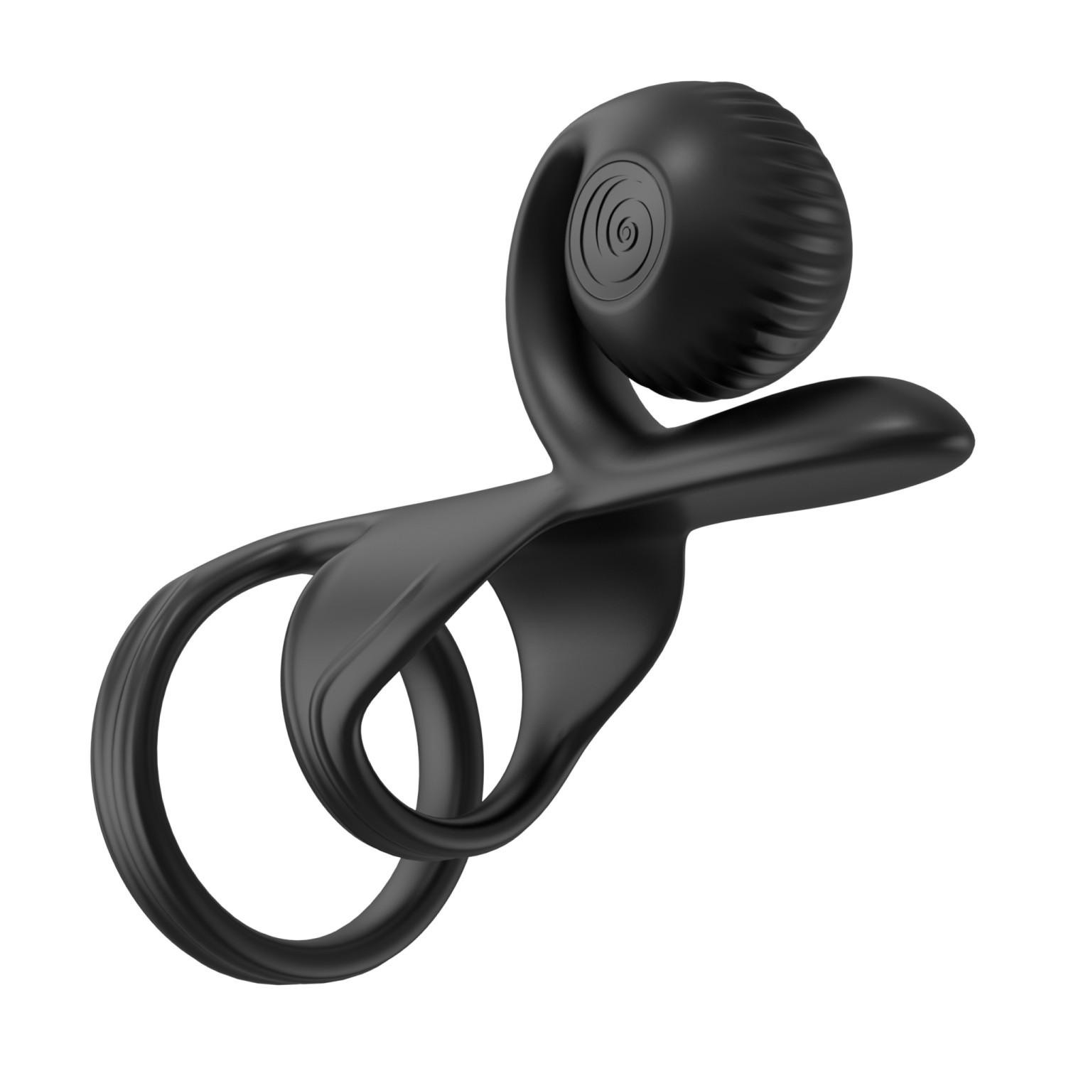 JOVI - Dual Couples Ring Stimulator - Black