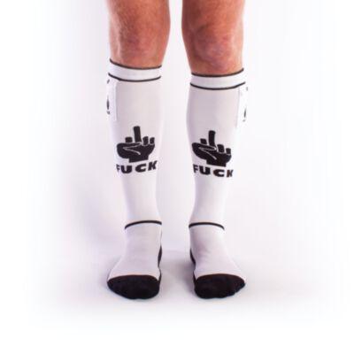 BRUTUS FXXX Party Socks w. Pockets White / Black