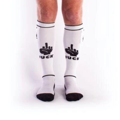 BRUTUS FXXX Party Socks w. Pockets White / Black