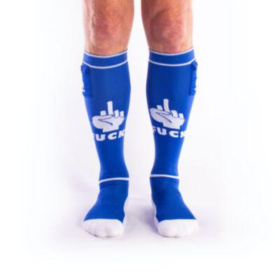 BRUTUS FXXX Party Socks w. Pockets Blue / White