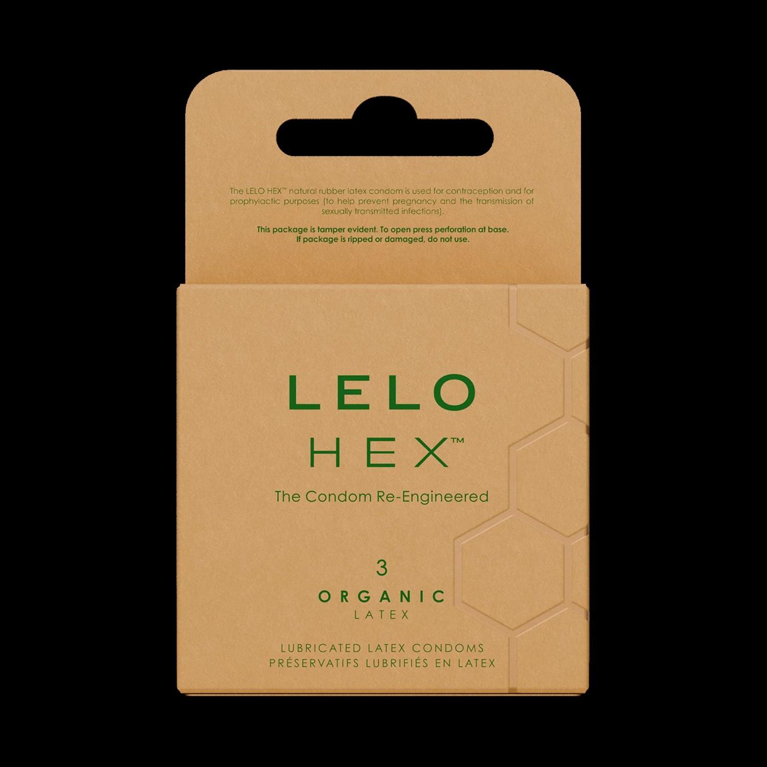 LELO - HEX Organic Condoms 3 Pack