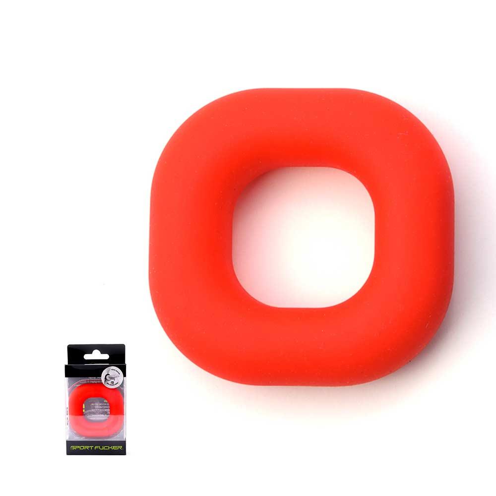 Liquid Silicone Big Boner Ring - Red