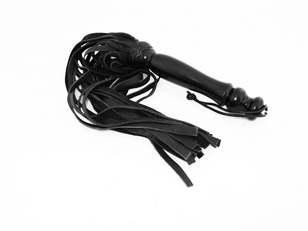 Mister B Leather Whip Wooden Handle