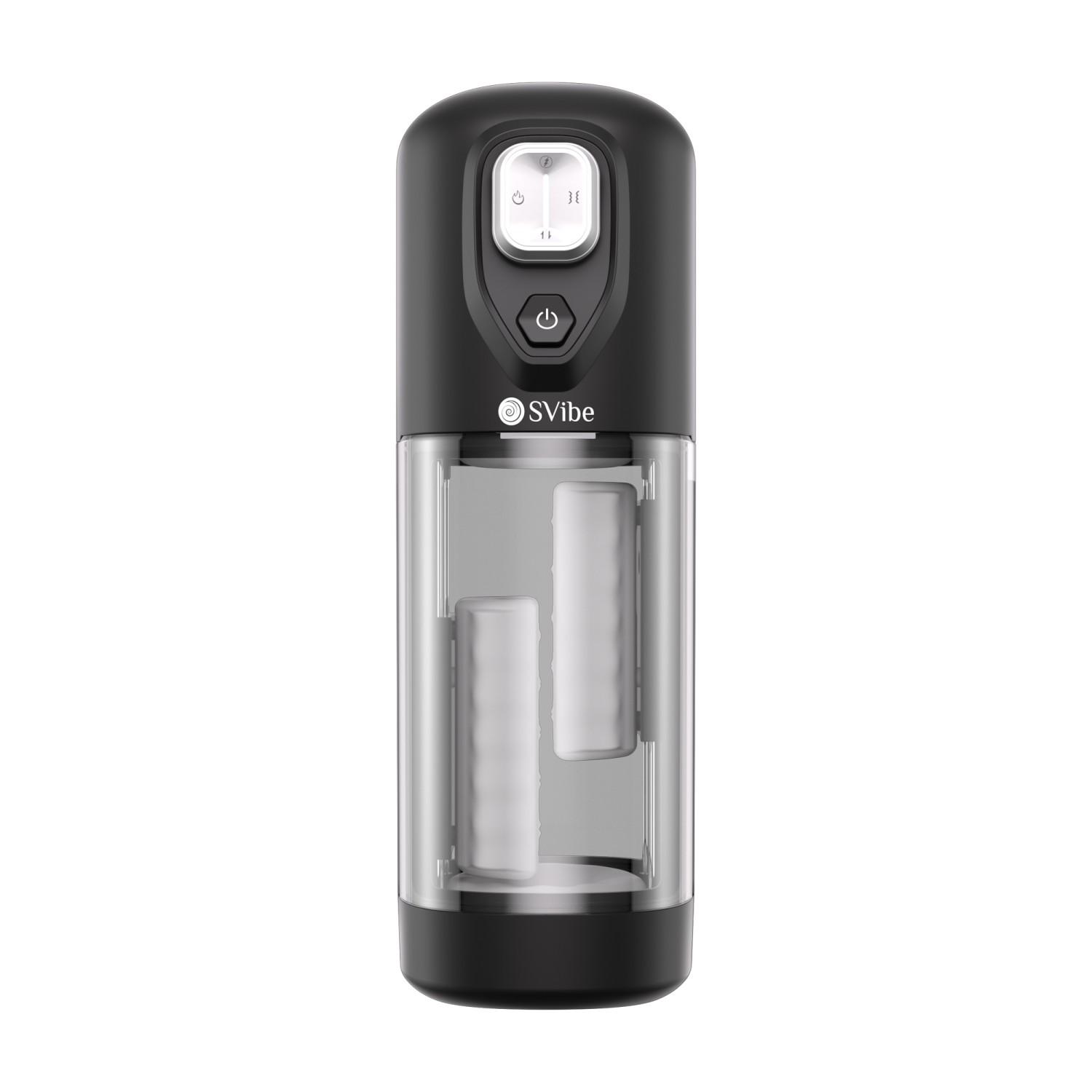 Ikon VOLT - Vibrating Rubbing Heating Masturbator - Transparent