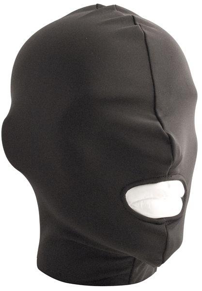 Mister B Lycra Hood Mouth Open Only Black
