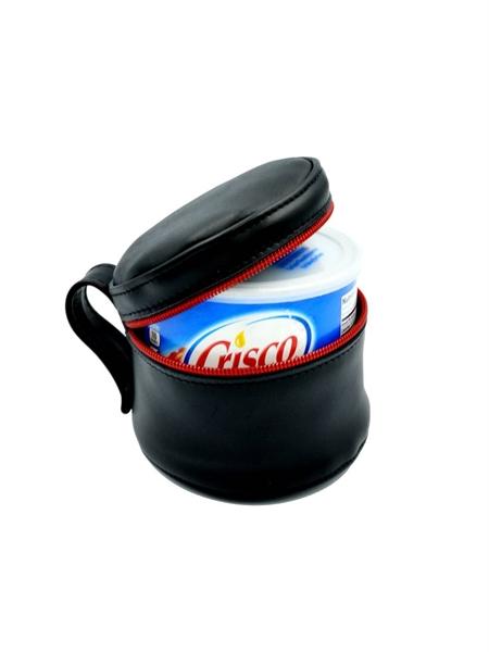 Mister B Leather Crisco Case - Black Red