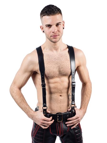 Mister B Leather Braces - Black