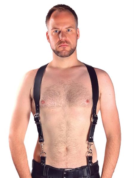 Mister B Leather Combi Harness Braces Basic