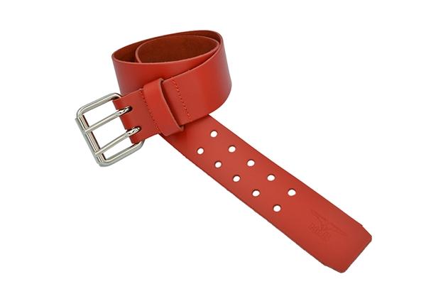 Mister B Leather Belt 5 cm Double Thorn