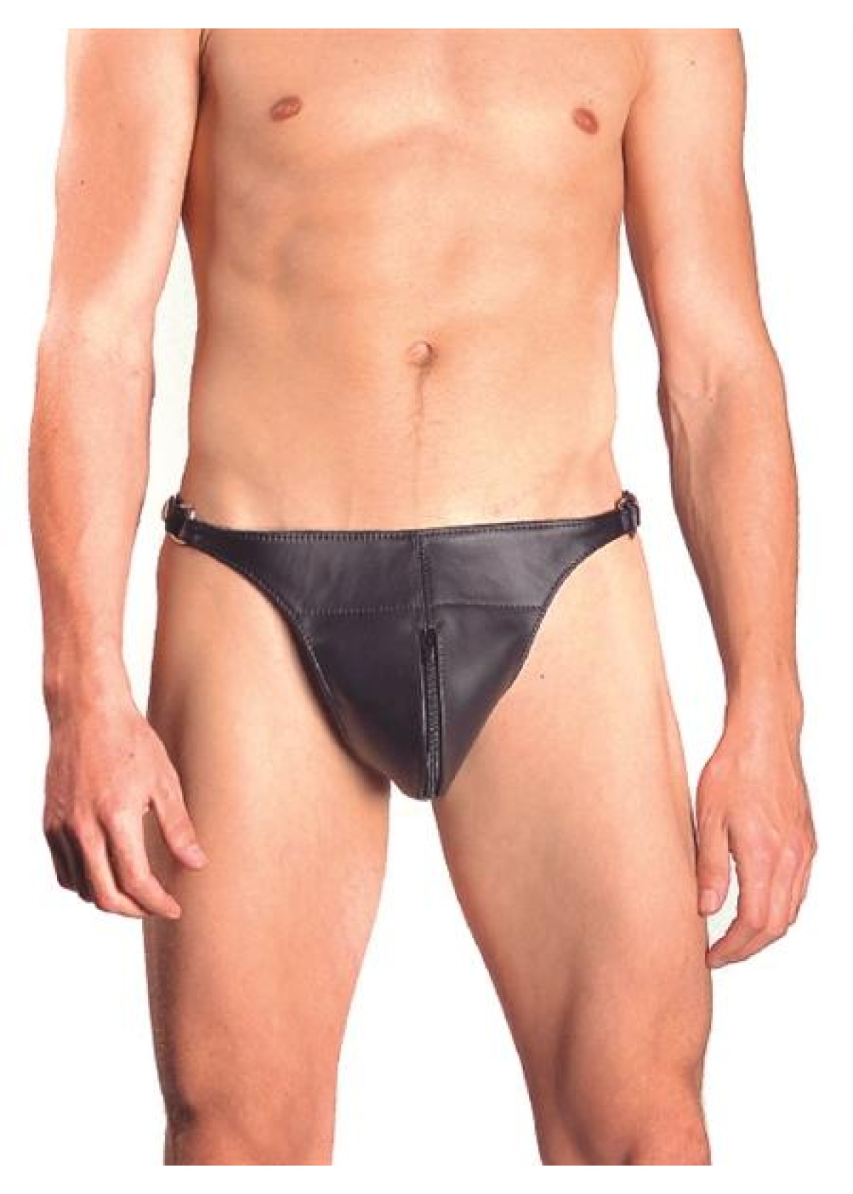 Mister B Leather Posing Pouch One Belt Zip