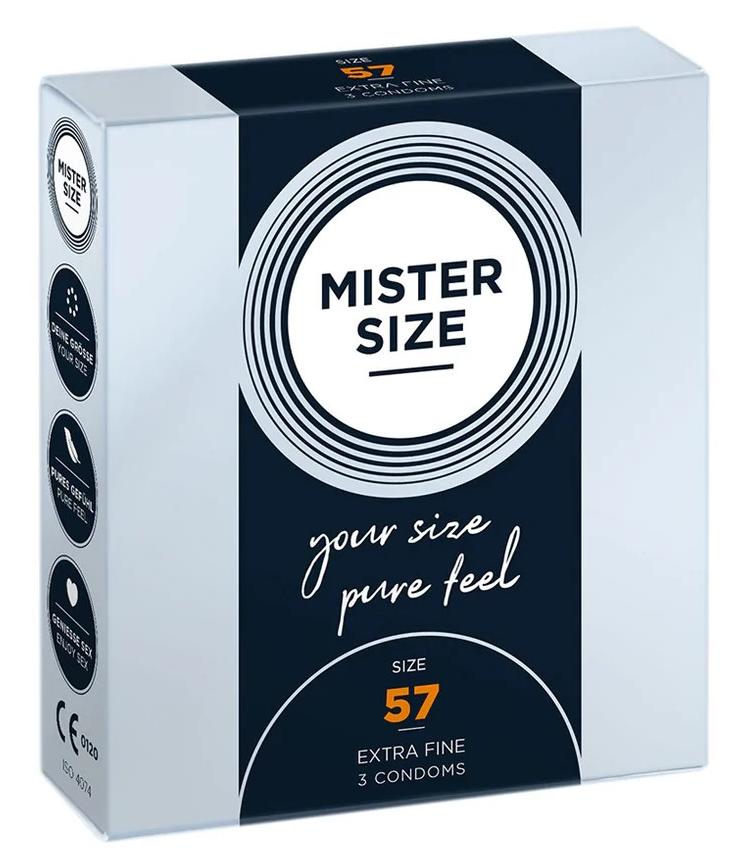 Pure Feel - Condoms 57 mm - 3 Pack