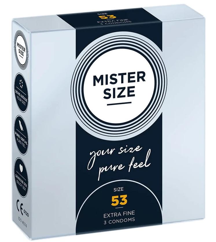 Pure Feel - Condoms 53 mm - 3 Pack