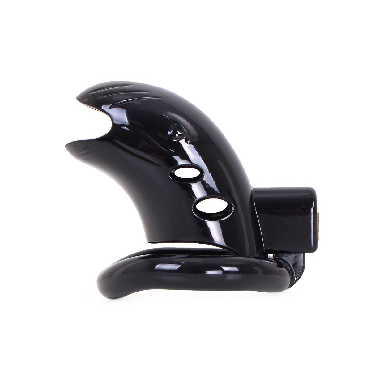 Plastic Chastity Cage Black