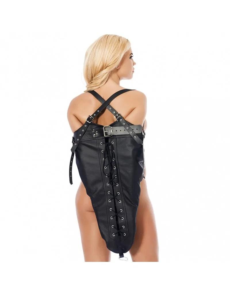 Arm straightjacket with straps