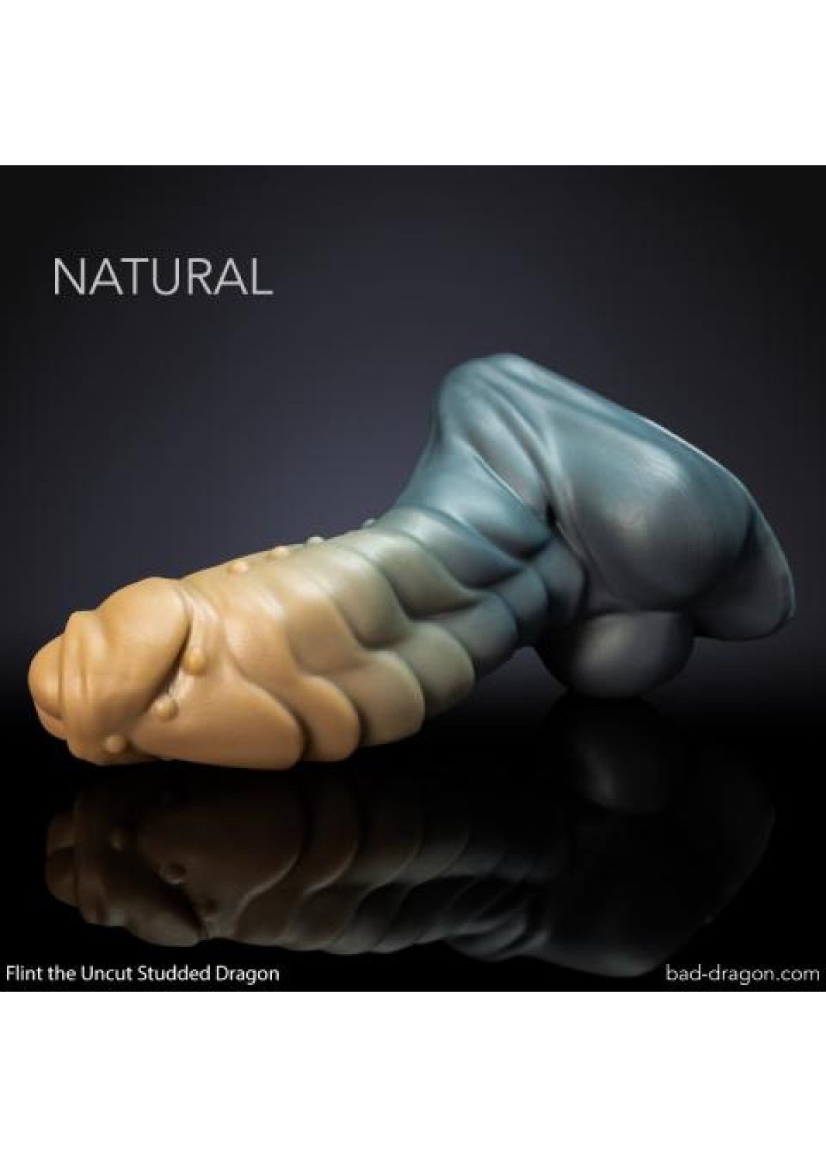 Flint® the Uncut Studded Dragon - Natural - Small